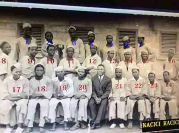 Babangida, Abdulsalami Abubakar, Mamman Vatsa In Secondary School Bida. Throwback Photo 